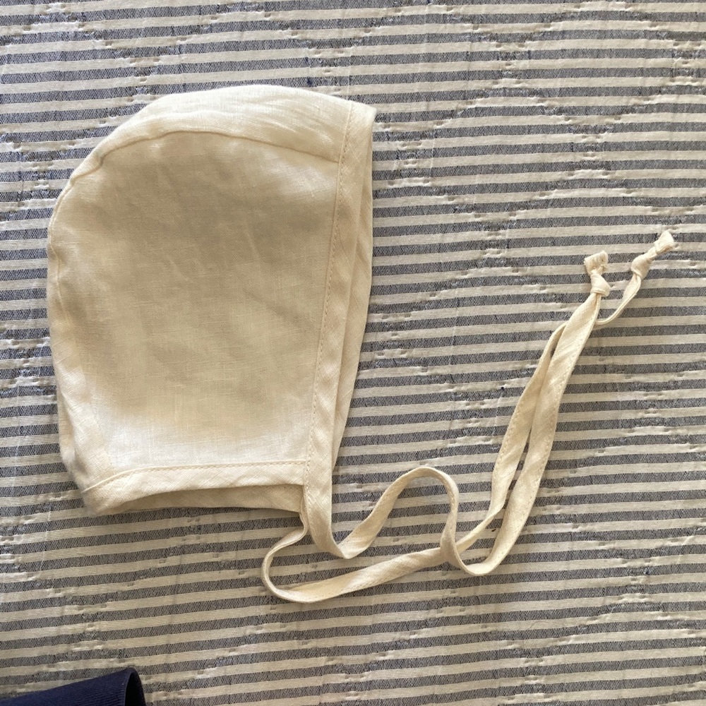 Briar Baby Ivory Linen Hat